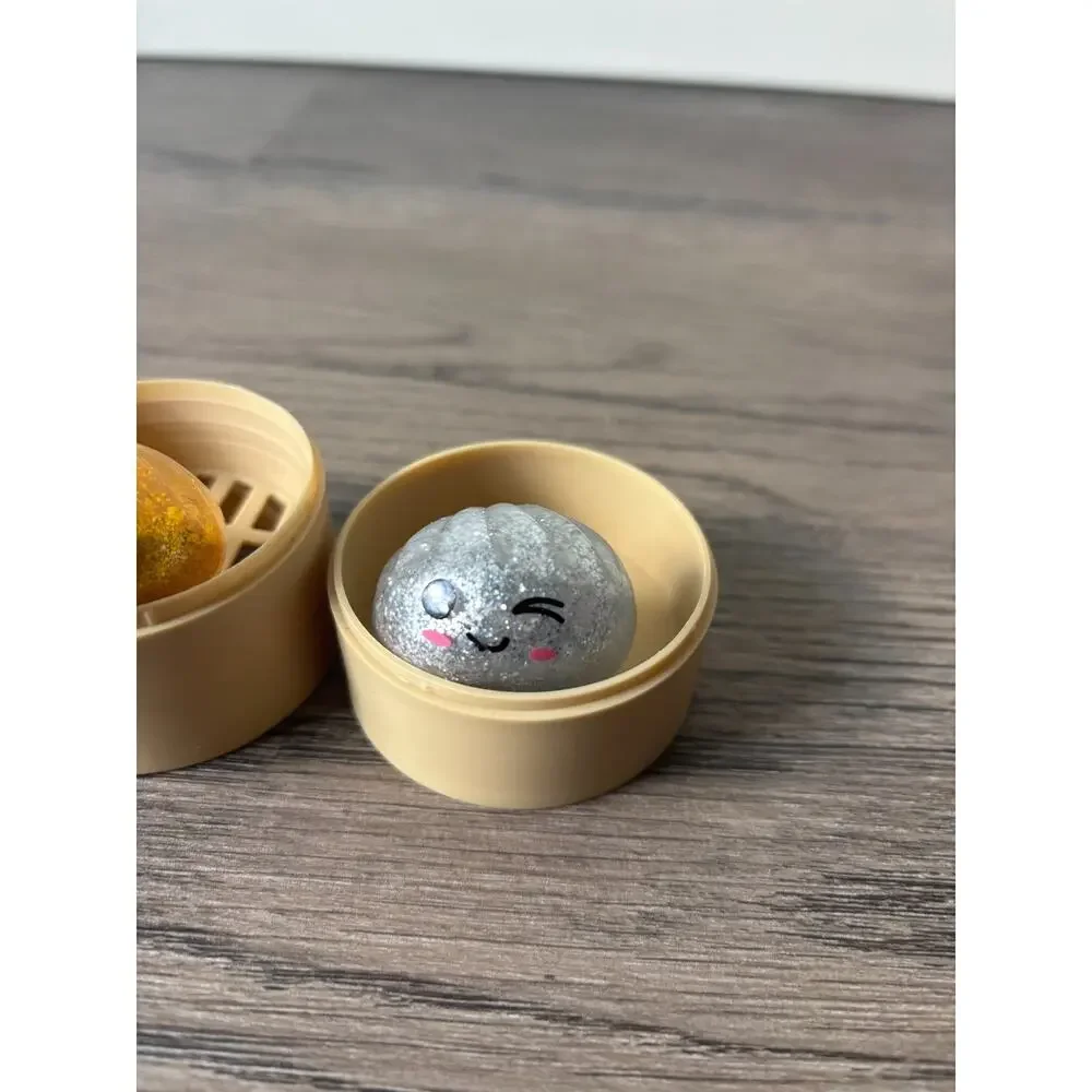 New Glitter Bao Buns TRIPLE Glitter with Original Packaging Squishy Toys